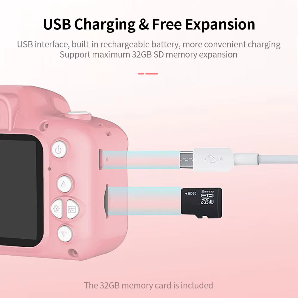 Mini Caméra Numérique X2 Enfants –HD 1080P